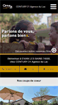 Mobile Screenshot of century21-adl-evian.com